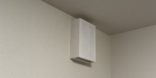 自然給気口の室内側サイレンサーをDIYで作成